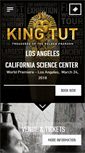 Mobile Screenshot of kingtutexhibition.com